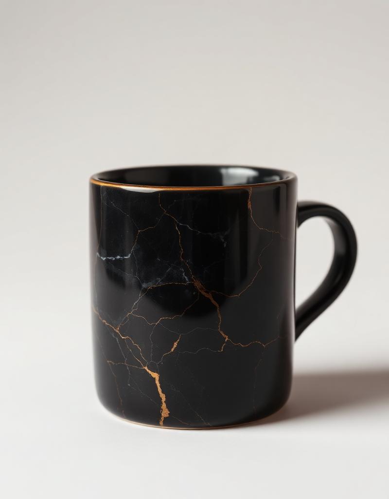 Marmor Schwarz – Bedruckung: NOIR