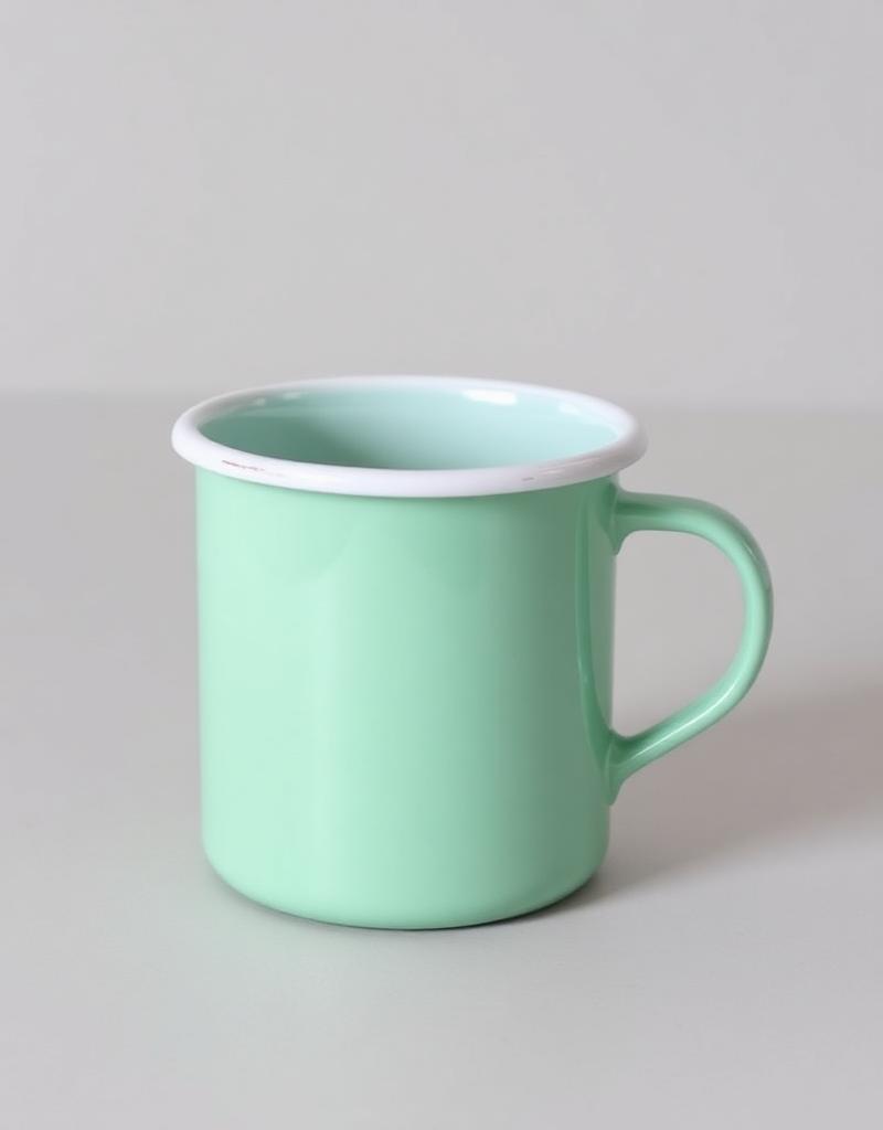 Emaille Mintgrün – Bedruckung: Café Mint